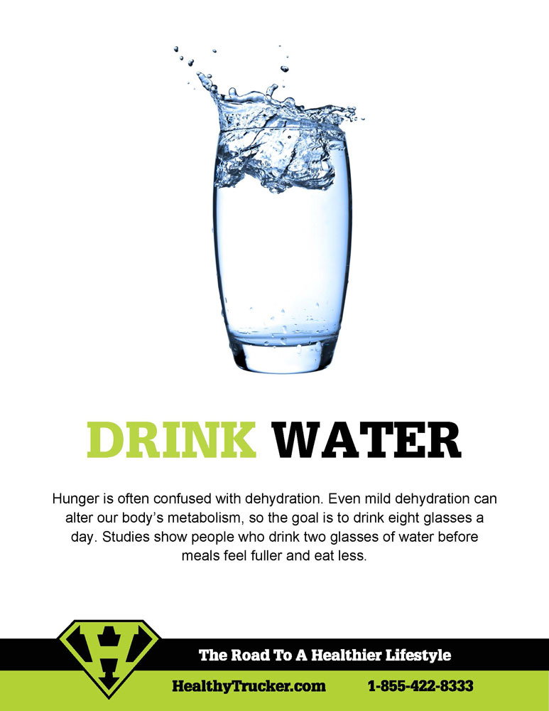 Healthy-Trucker-Tip-#1---Drink-Water